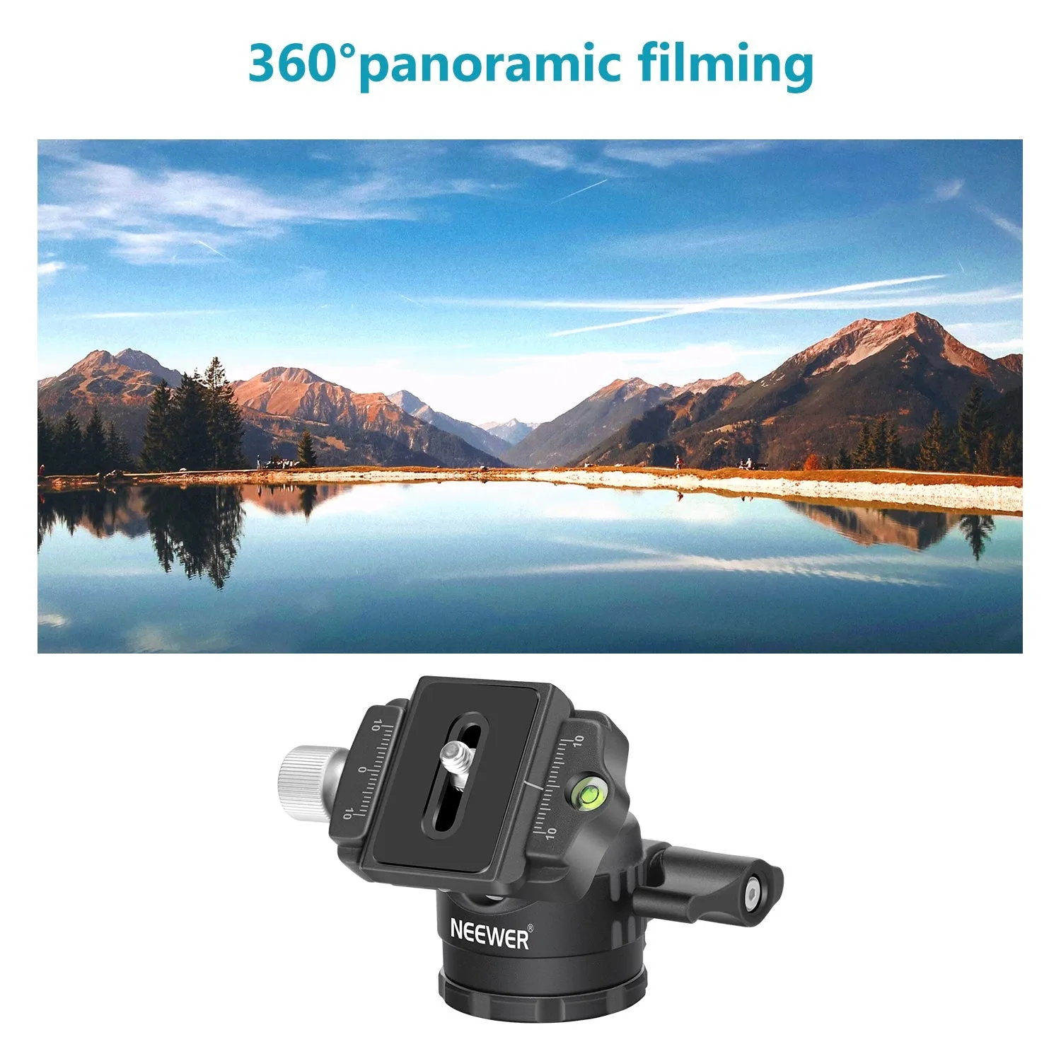 NEEWER LO28 28MM Low Profile Tripod Ball Head