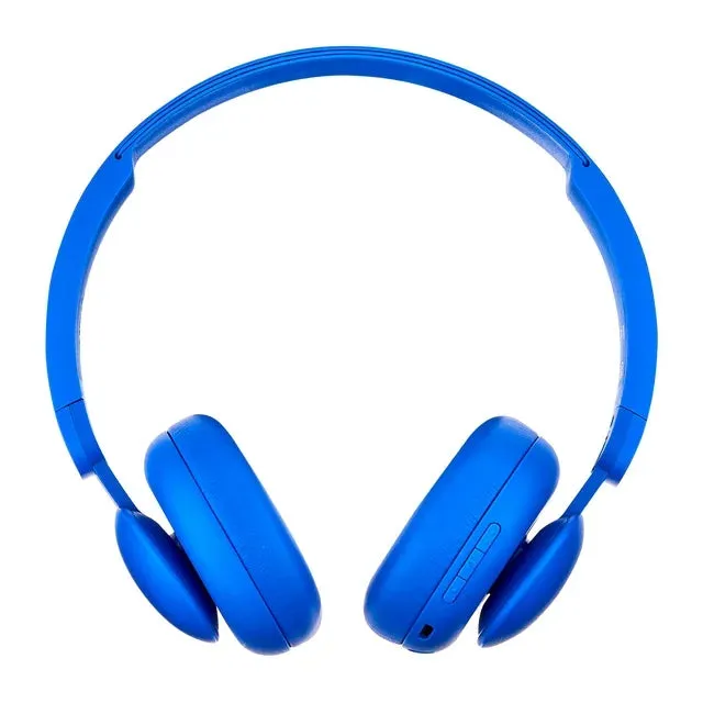 onn. Wireless Bluetooth on-Ear Headphones, Blue