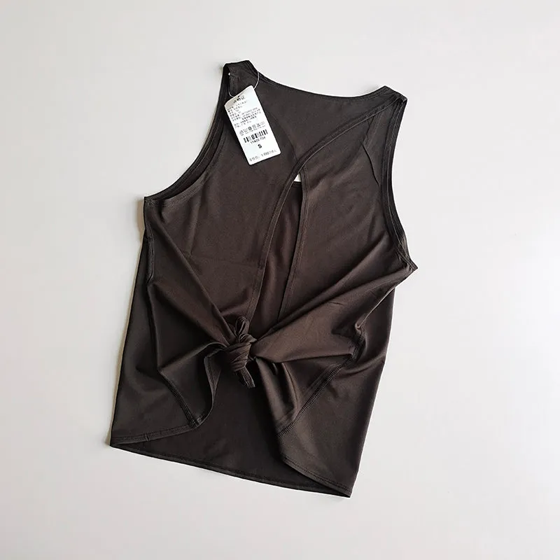 Open-back Sleeveless Top