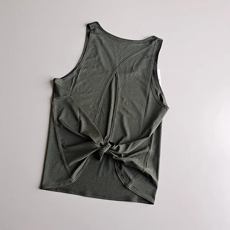 Open-back Sleeveless Top