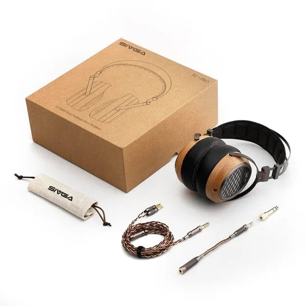 Open Box SIVGA P2 PRO Planar Diaphragm Driver Wood Headphone