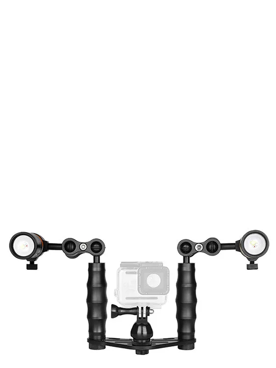 Orcatorch D710V Dual Video GoPro Tray (4000 Lumen)