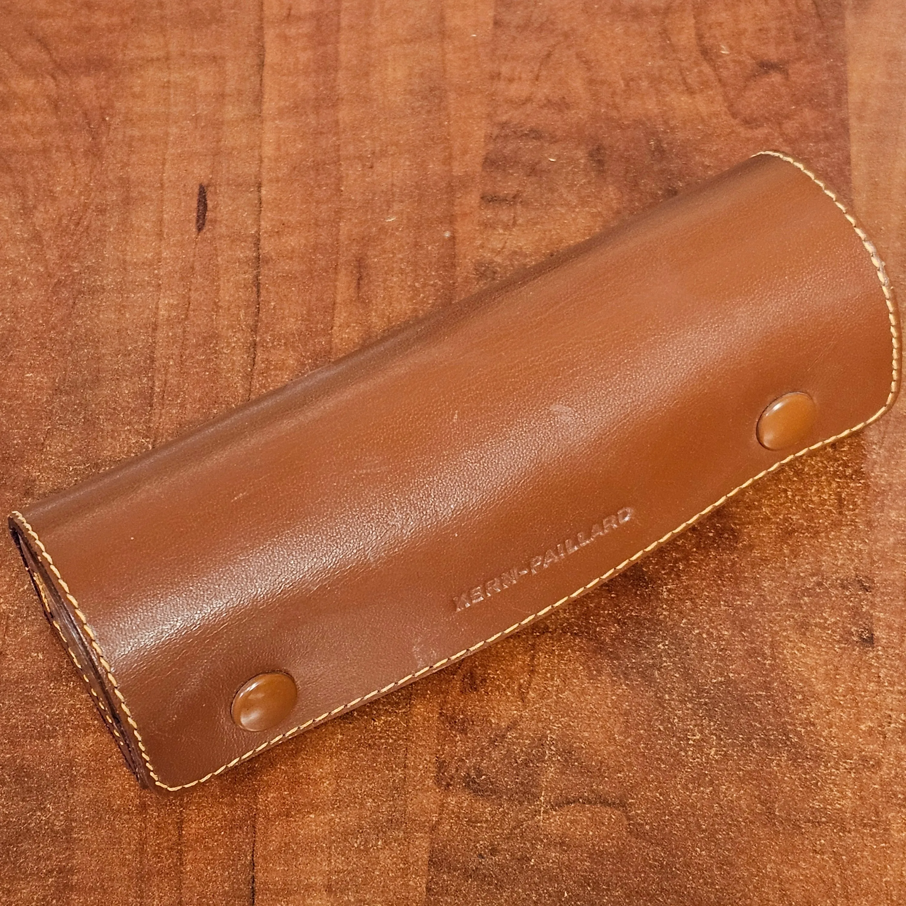 Original Leather Lens Case for Yvar 100mm by Kern-Paillard