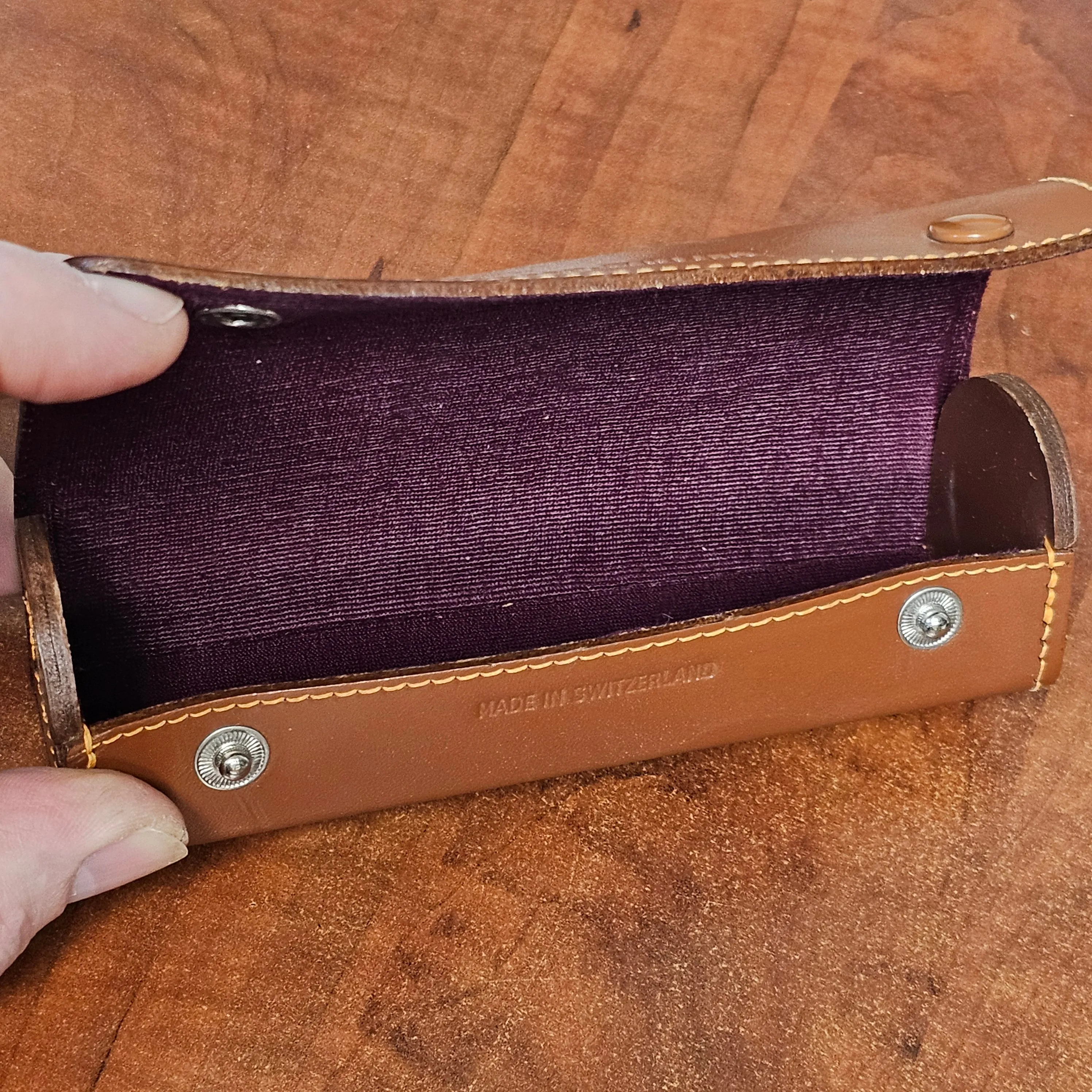 Original Leather Lens Case for Yvar 100mm by Kern-Paillard