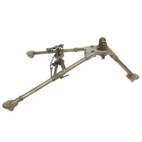 Original U.S. WWII Mount Tripod Cal .30 Dated 1942 with Pintle and T&E - Browning M1919