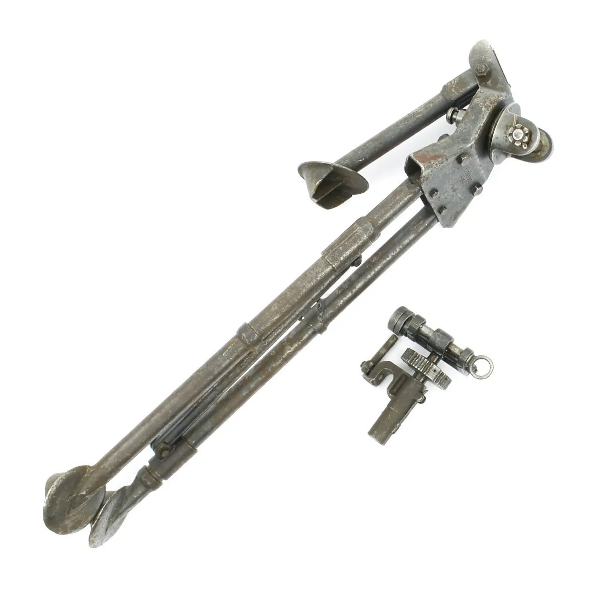 Original U.S. WWII Mount Tripod Cal .30 M2 Dated 1944 with Pintle and T&E - Browning M1919A4