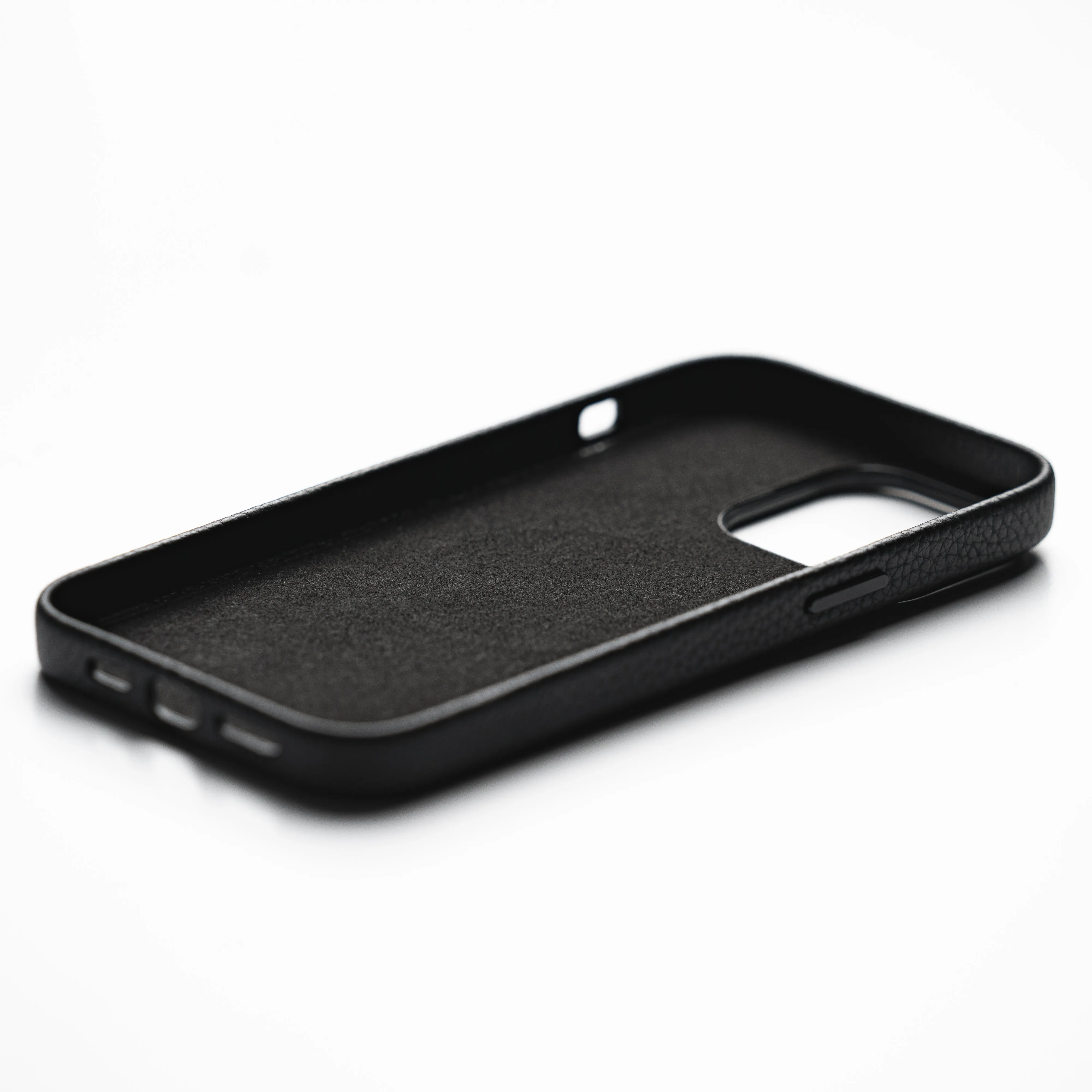 Pebble Leather iPhone 15 Pro Max Case