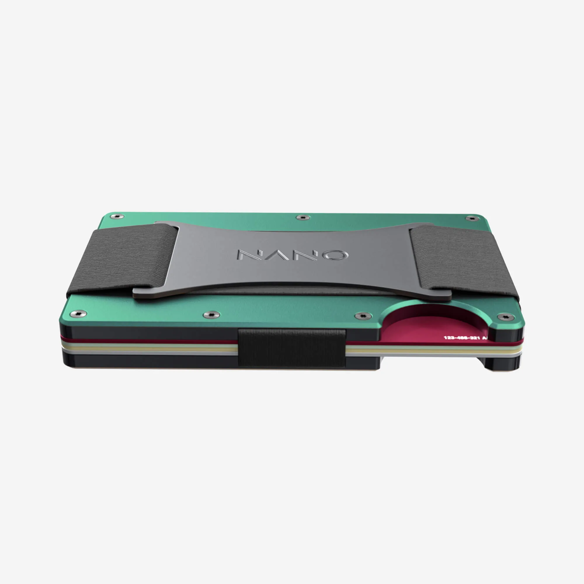 Personalised Cash Strap Wallet (Racing Green)