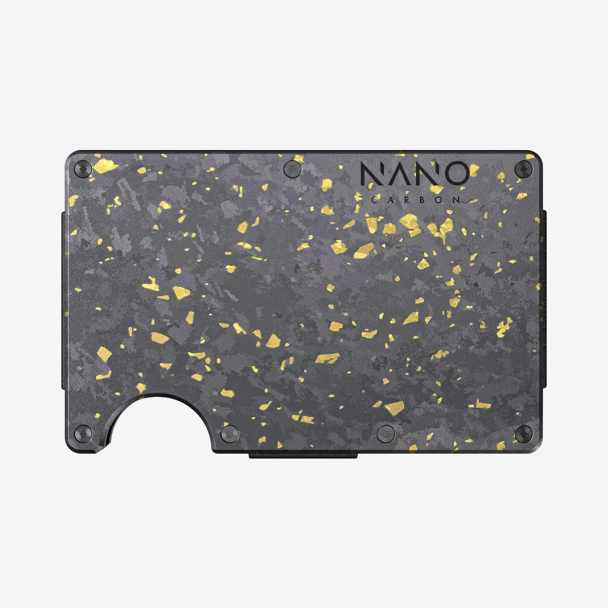 Personalised Money Clip Wallet (Nero/Oro)