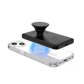 PopSockets 5000mAh Anker MagGo Magnetic Battery Charger with Grip for MagSafe - Black