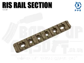 PPS 12cm RIS Rail Section - Dark earth