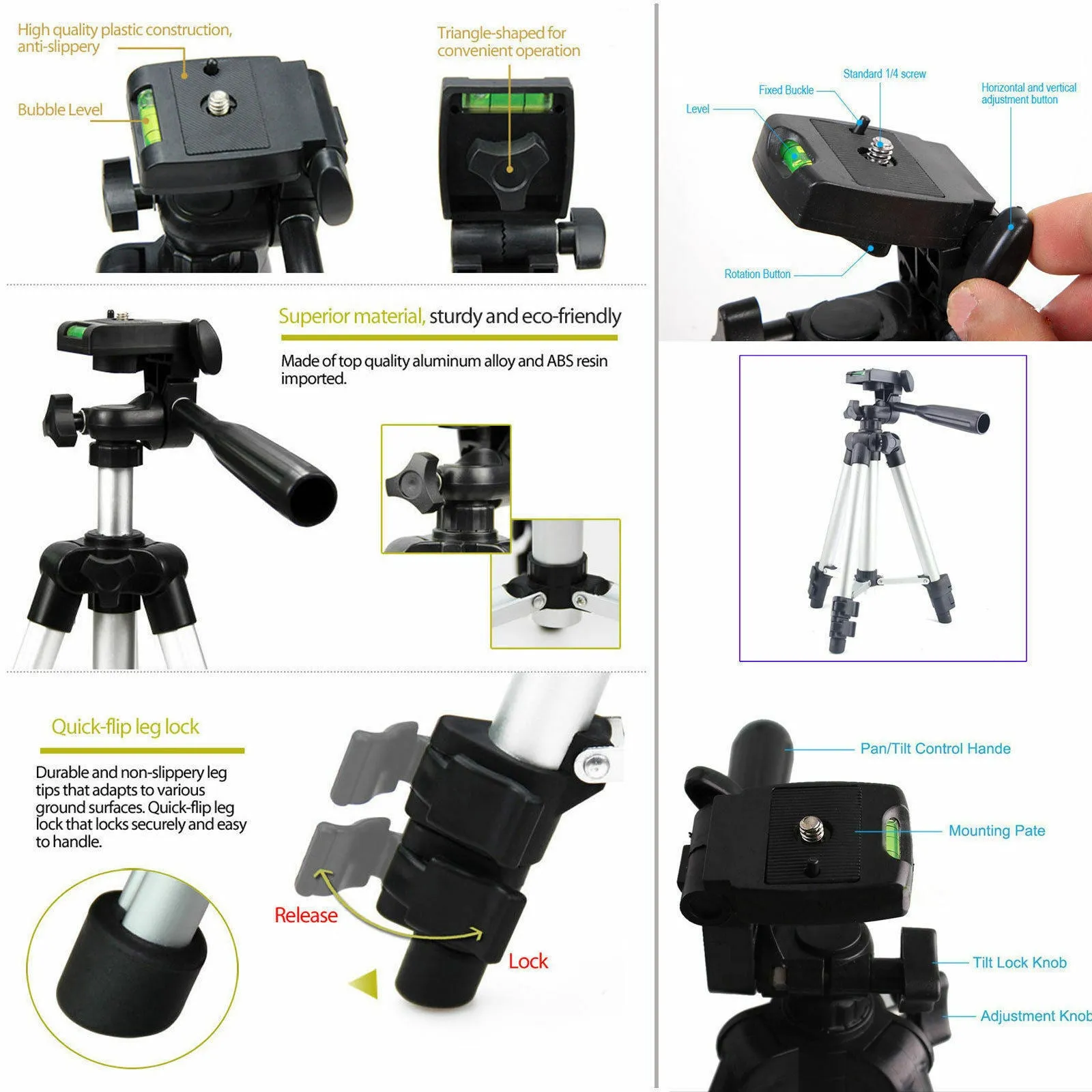 Professional Camera Tripod Stand Holder Mount For Mobile Phone Live Stream Holder Camera Tripod