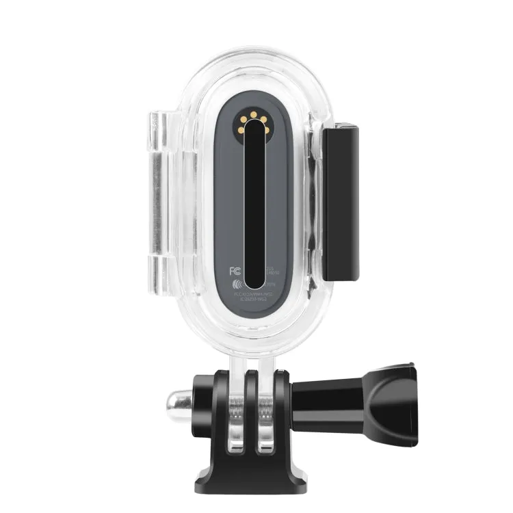 PULUZ 30m Underwater Waterproof Housing Protective Case for Insta360 GO 2, with Base Adapter & Screw(Transparent)