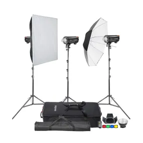 QT1200IIIM Trio of Studio Flash Kit