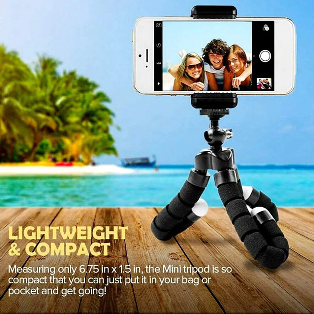 Remote Control Flexible Mobile Phone Holder Tripod Octopus Bracket for Cell Phone and Camera Selfie Stand