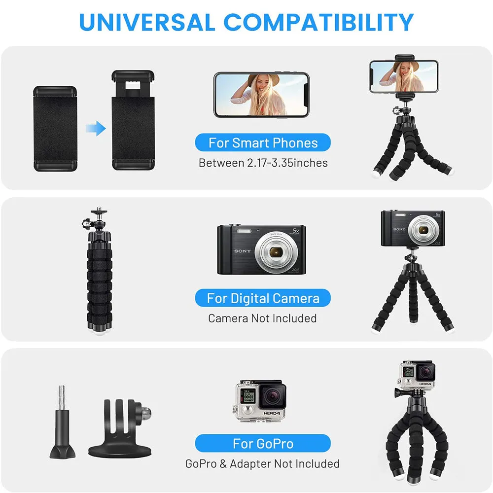 Remote Control Flexible Mobile Phone Holder Tripod Octopus Bracket for Cell Phone and Camera Selfie Stand