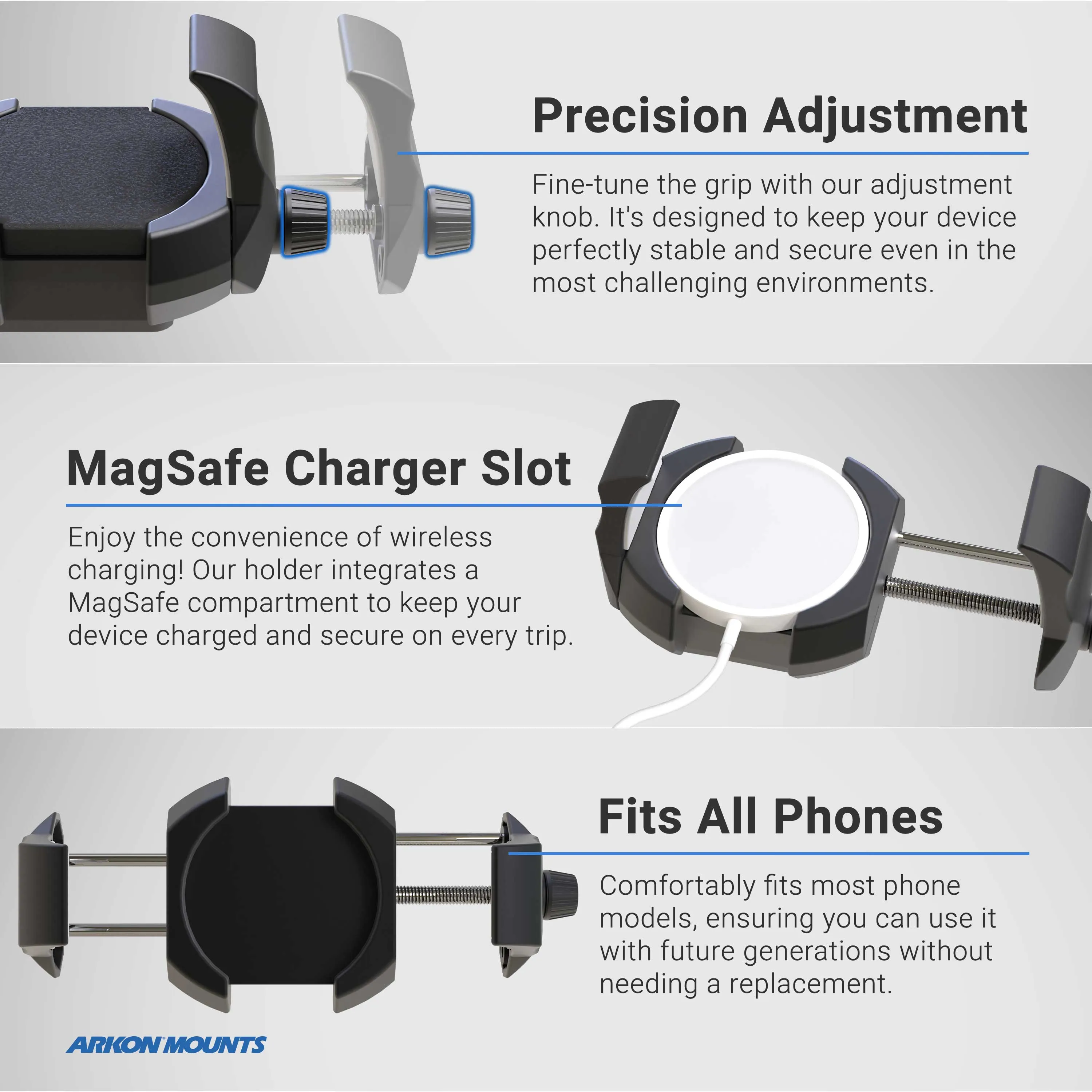 RoadVise® Ultra Holder with Clamp Mount