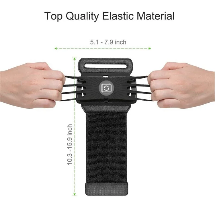 Rotating Arm With Mobile Phone Rack Sports Equipment Arm Bag Creative Outdoor Running Fitness Mobile Phone Bracket, Style:Arm