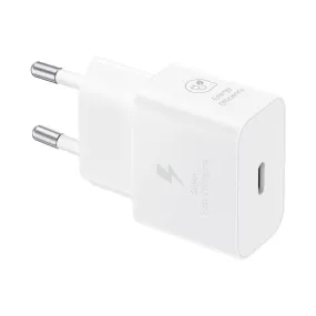 Samsung 1 Port GaN Travel Adapter With Cable - 25W - White