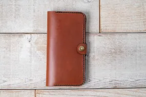 Samsung Galaxy A42 Leather Phone Wallet | Chestnut