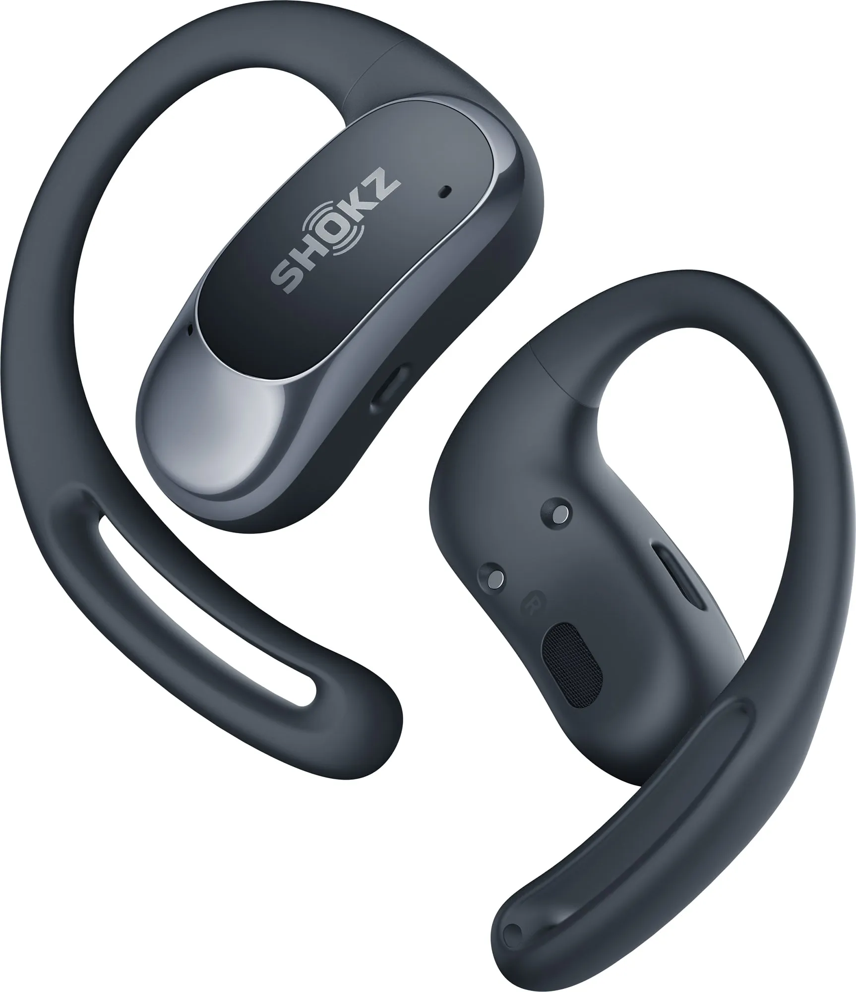 Shokz OpenFit Air Wireless Bone Conduction Running Headphones - Black