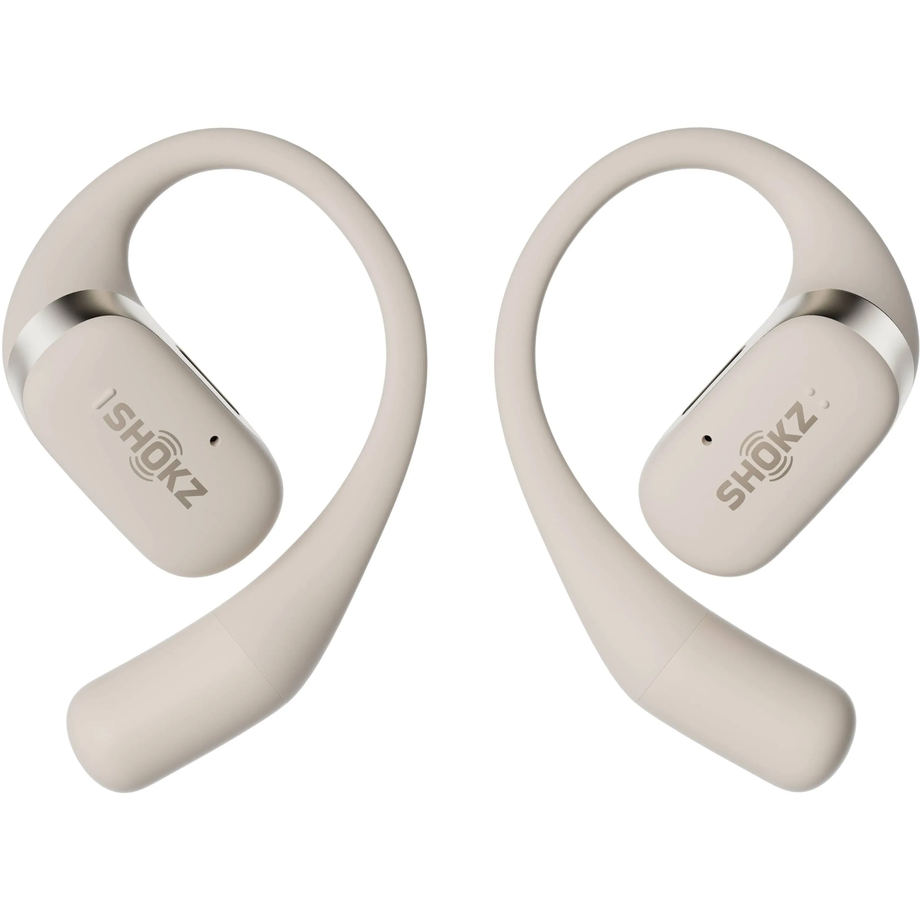 Shokz OpenFit Wireless Bone Conduction Running Headphones - Beige