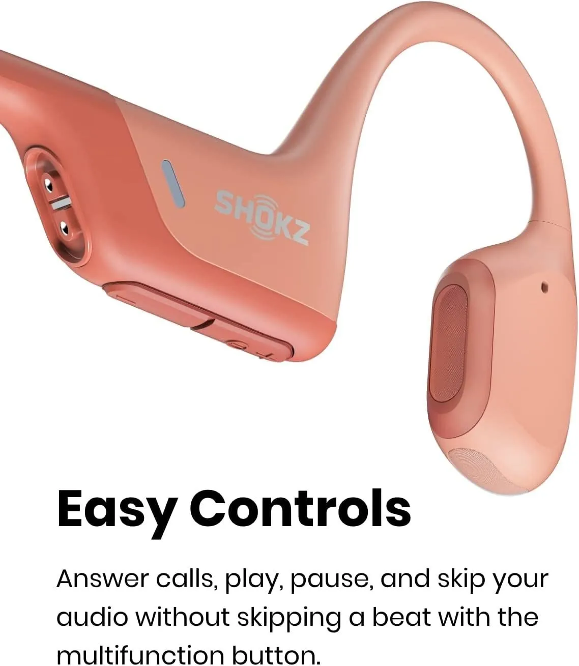 Shokz OpenRun Pro Headphones Open Ear Bone Conduction Wireless Headsets Pink