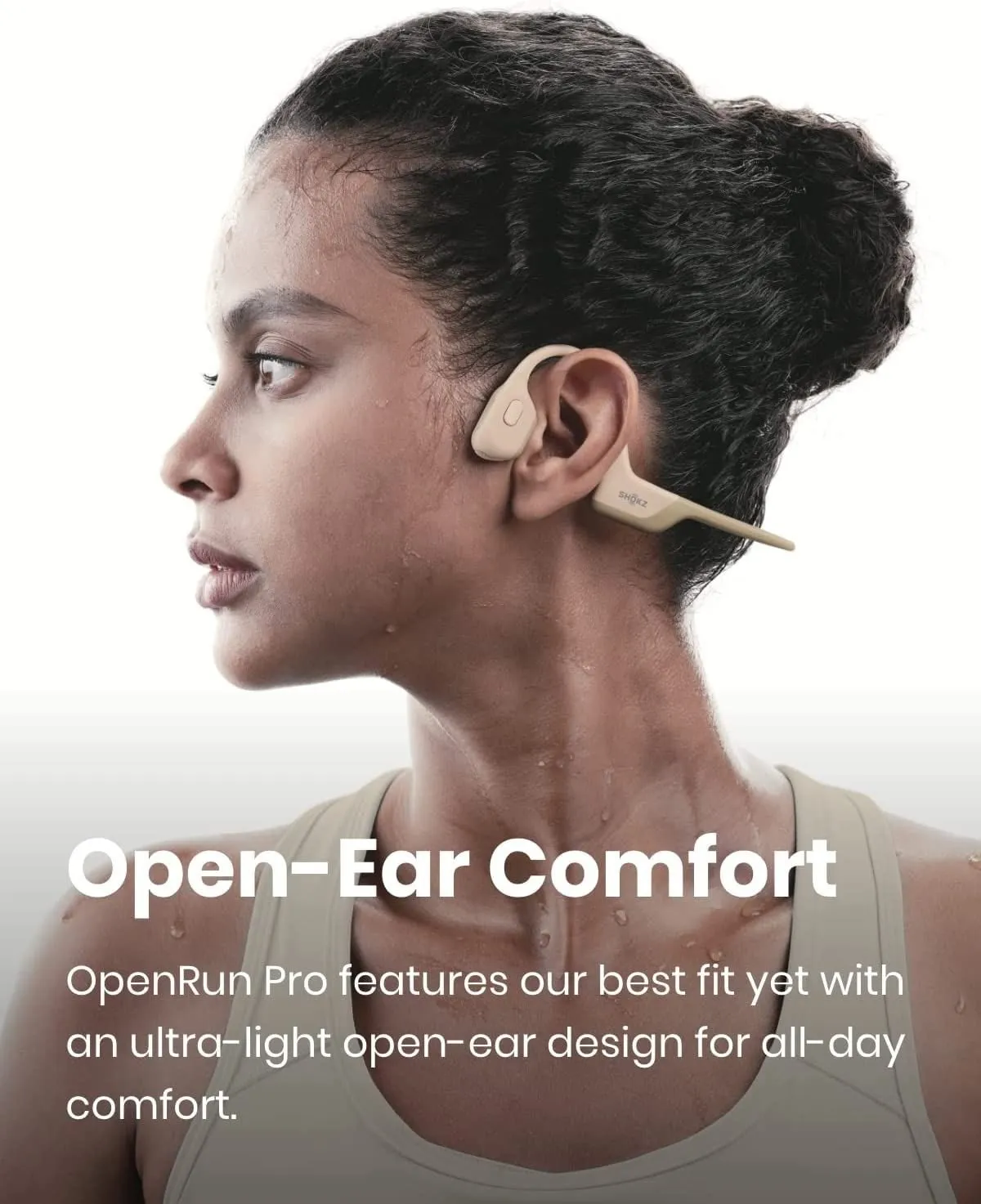 Shokz OpenRun Pro Headphones Open Ear Bone Conduction Wireless Sports Headsets