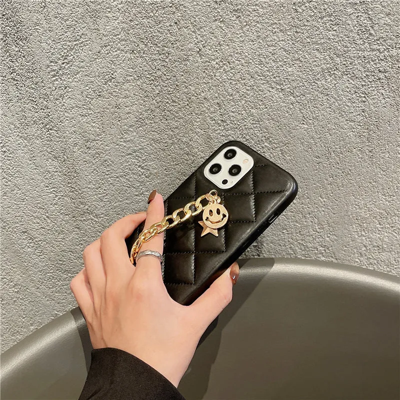 Simple Diamond Chain Phone Case