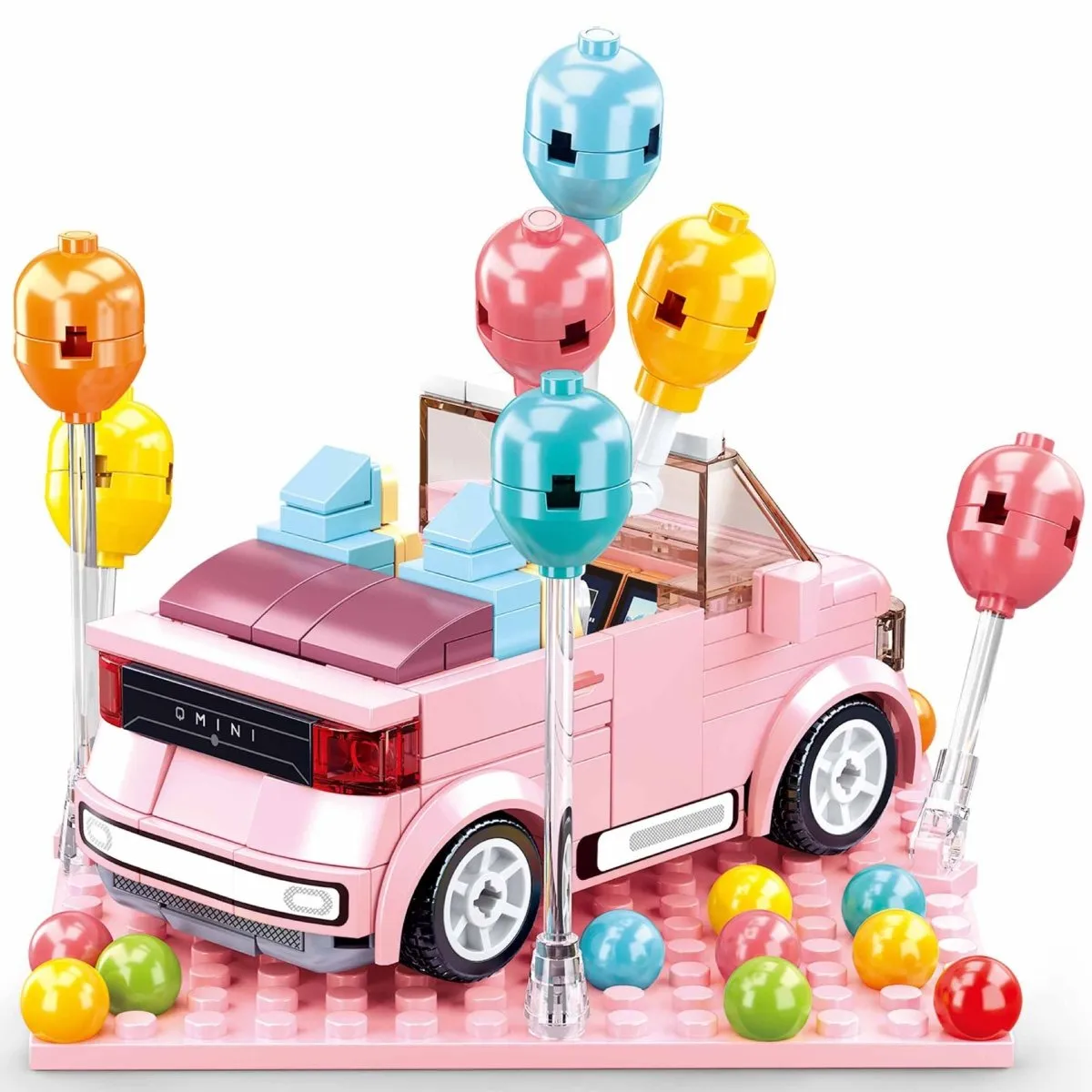 SLUBAN®Building Blocks Kit for Girls -Open Topped Car