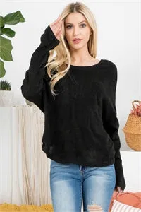 Softest Open Back Sweater Top