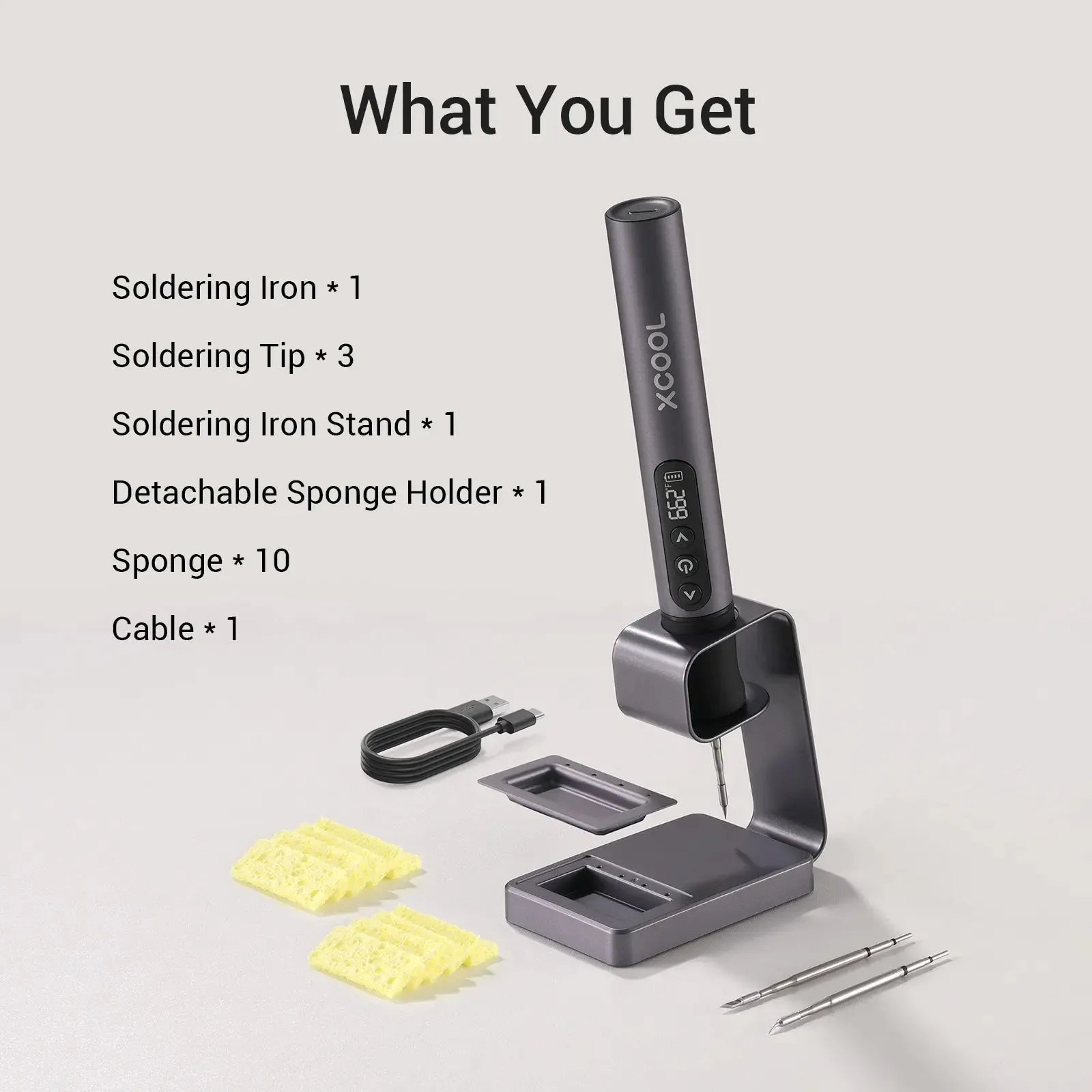 SolderAce Cordless Soldering Iron Kit