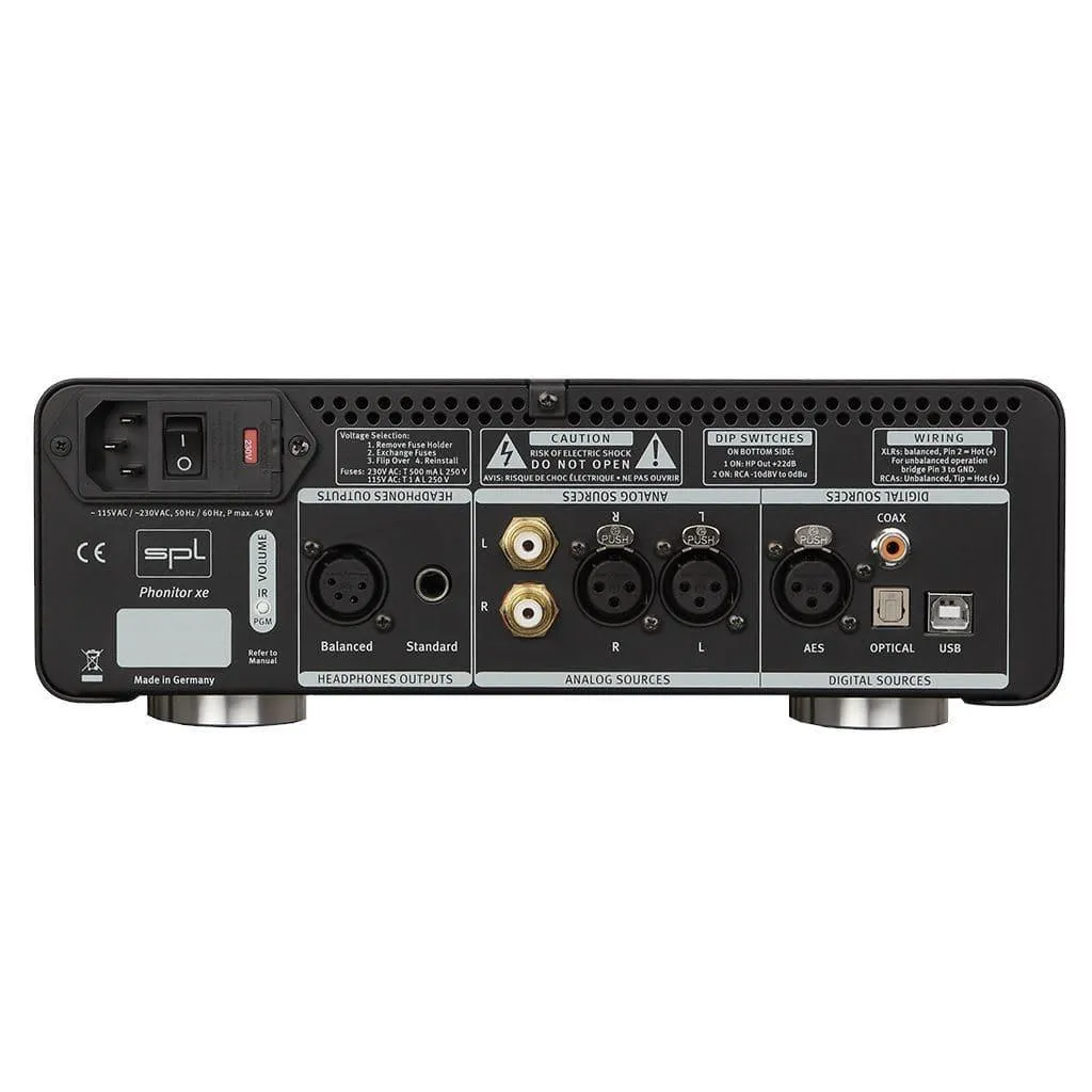 SPL Phonitor XE Desktop Headphone Amplifier with Optional DAC