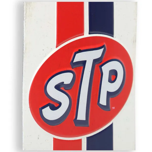 STP Racing Team Striped Sign