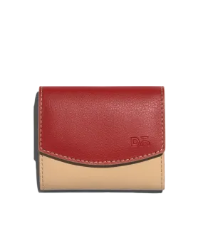 Terracotta Red Fliptop Cash & Card Wallet