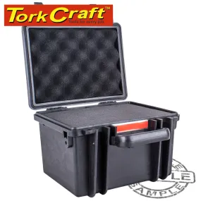 TORK CRAFT HARD CASE 260X230X185MM OD WITH FOAM BLACK WATER & DUST PROOF (221614) PLC1520