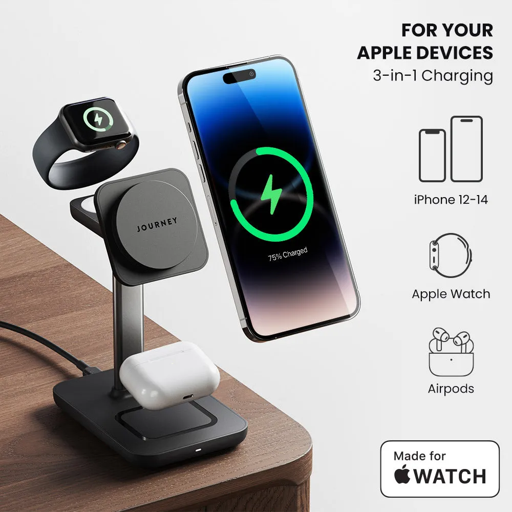 TRIO 3-in-1 Wireless Charging Station