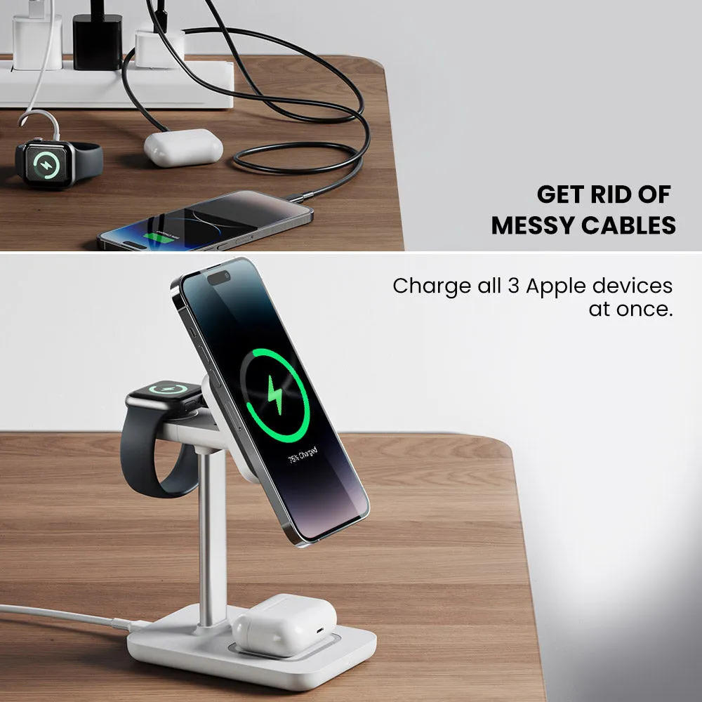 TRIO 3-in-1 Wireless Charging Station