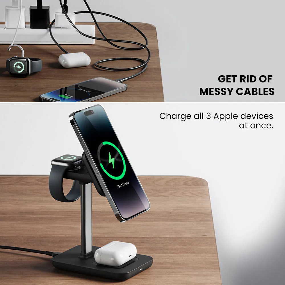 TRIO 3-in-1 Wireless Charging Station