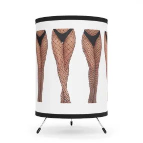 Tripod Lamp AL BLUE DESIGNED FISHNET GIRLS