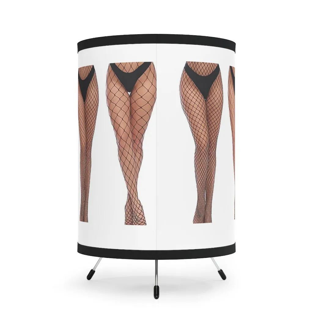 Tripod Lamp AL BLUE DESIGNED FISHNET GIRLS