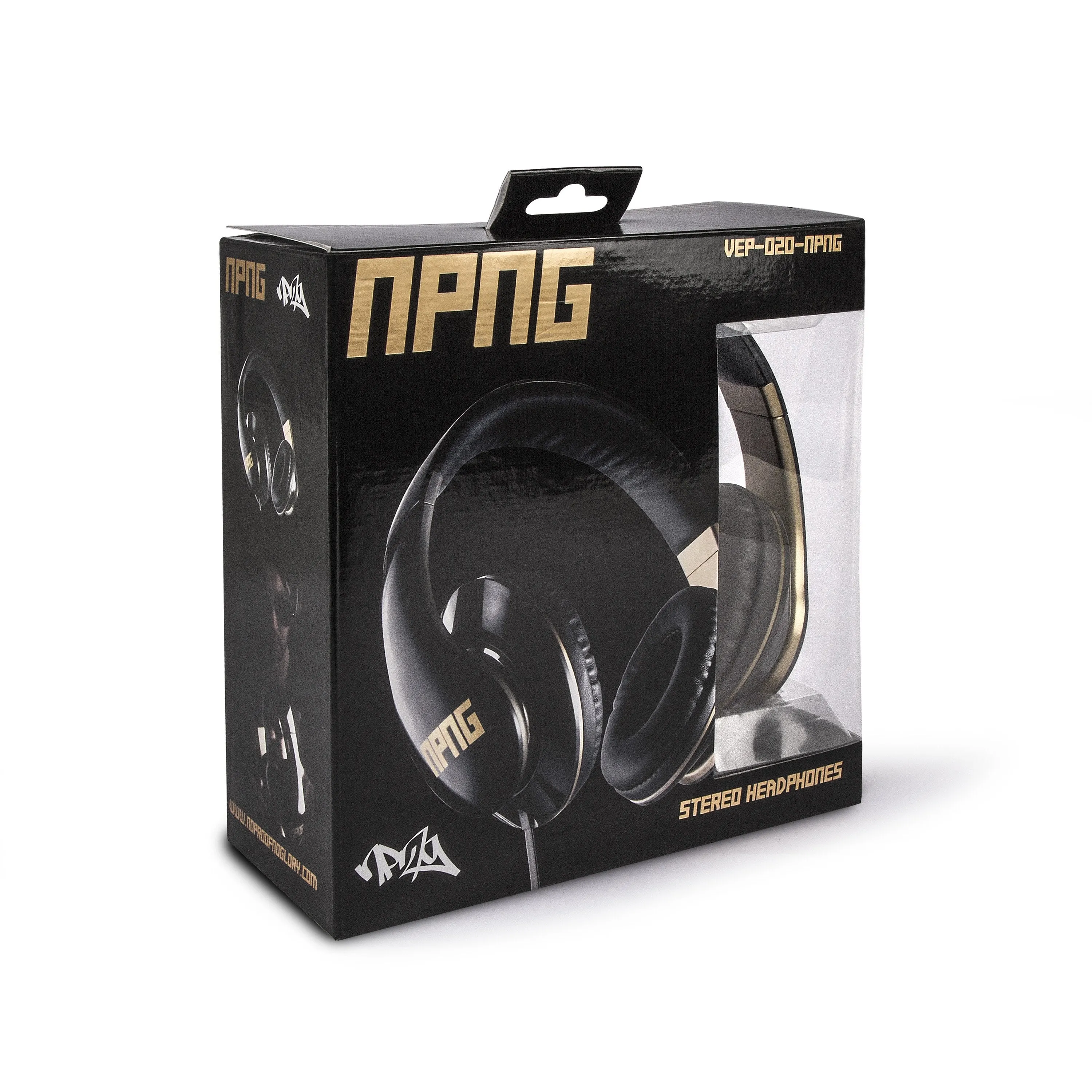 Veho No Proof No Glory Super Soft adjustable stereo headphones with Flex anti cord