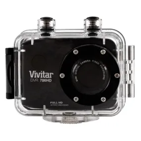 Vivitar DVR786HD 1080p HD Waterproof Action Video Camera Camcorder Black