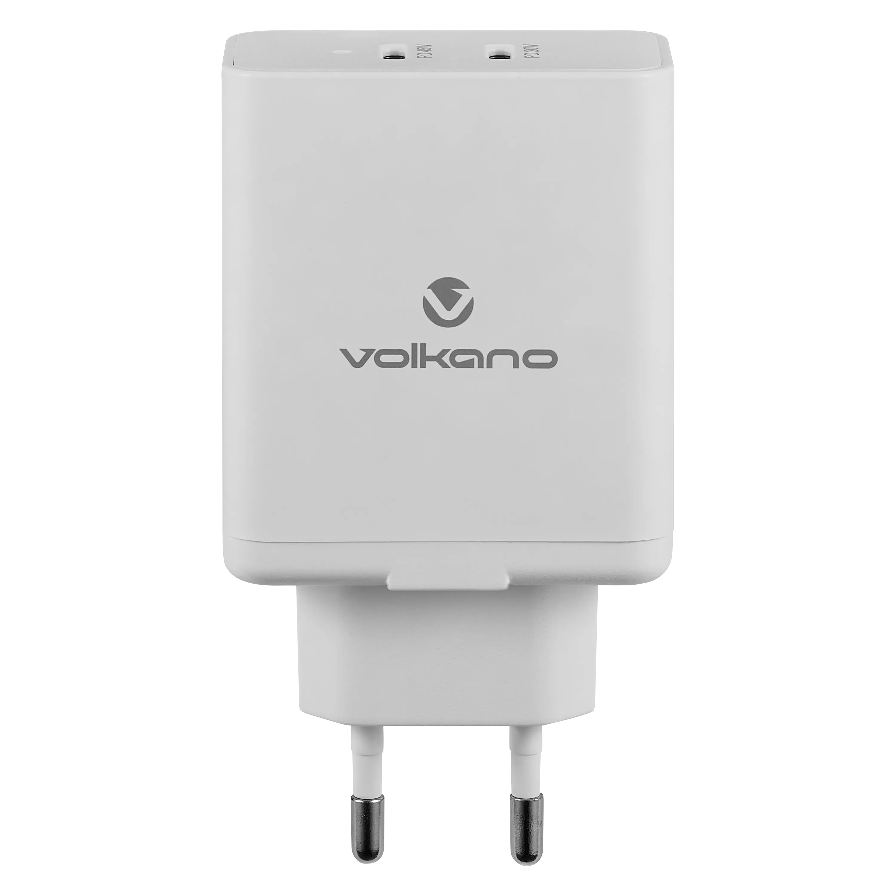 Volkano Potent Duo series 65W GaN Dual PD Compact Wall Charger