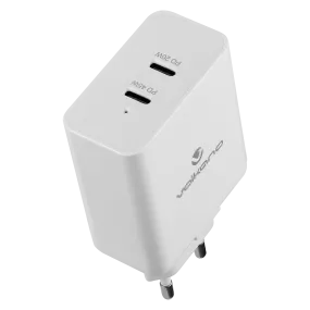 Volkano Potent Duo series 65W GaN Dual PD Compact Wall Charger