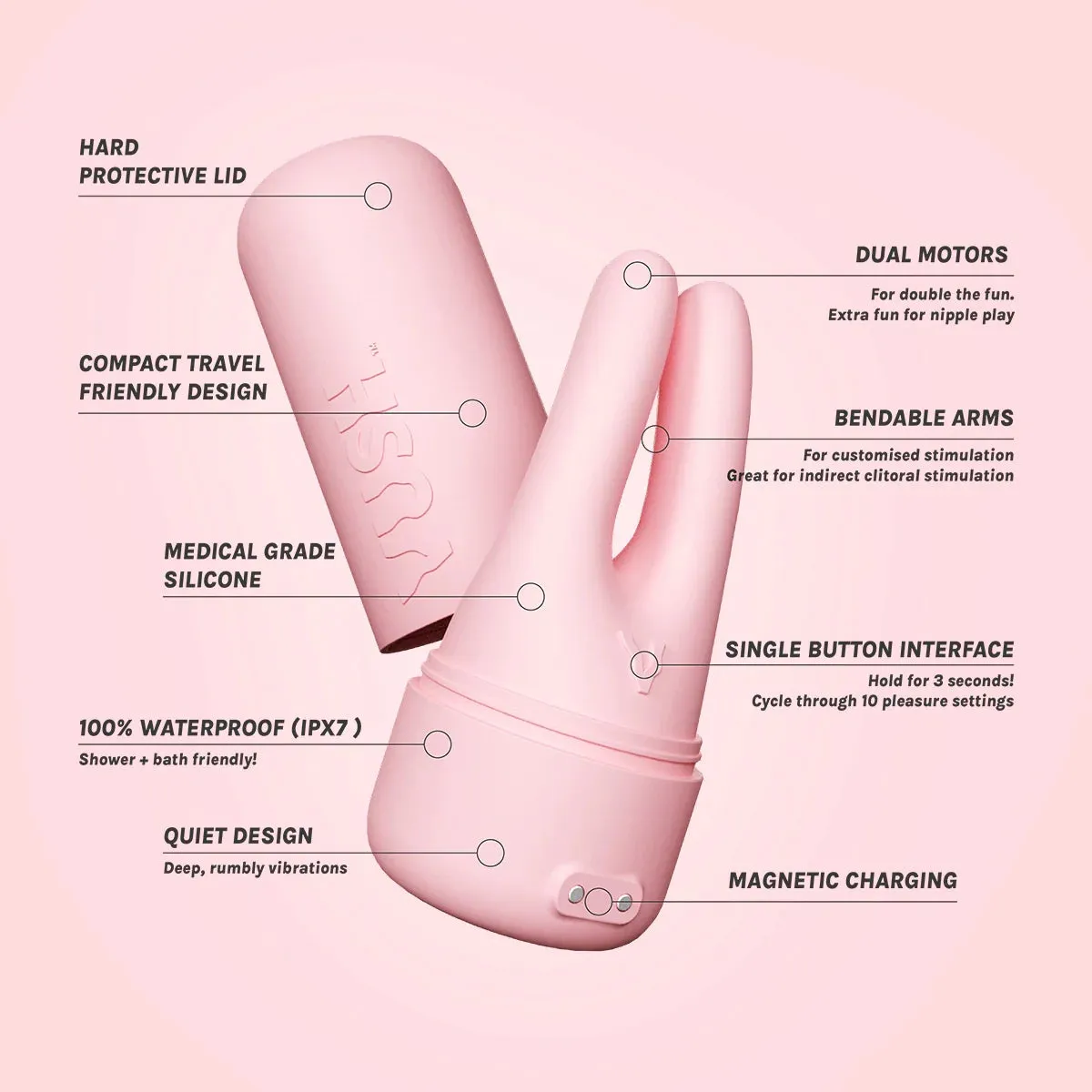 VUSH Swish Clitoris Vibrator