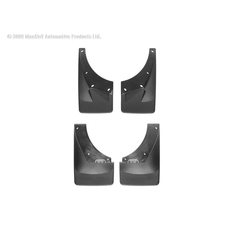 WeatherTech MudFlaps - Front/Rear - Black - GM Fullsize SUV 2007-2014