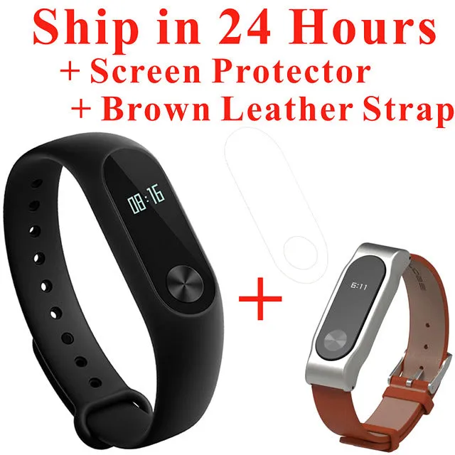 Xiaomi Mi Band 2 Fit Replacement Smart MI Band 2 Touchpad Screen Heart Rate Monitor Pedometer Wristband IP67 FitnessTracker