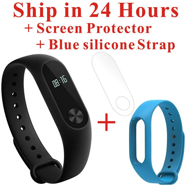 Xiaomi Mi Band 2 Fit Replacement Smart MI Band 2 Touchpad Screen Heart Rate Monitor Pedometer Wristband IP67 FitnessTracker