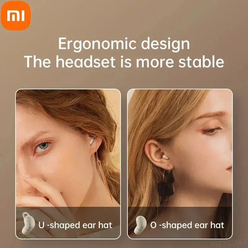 XIAOMI Sleeping Wireless Earbuds Mini In Ear Headphone Invisible Noise Cancelling Comfrotable Sleep Headphone For Android iOS